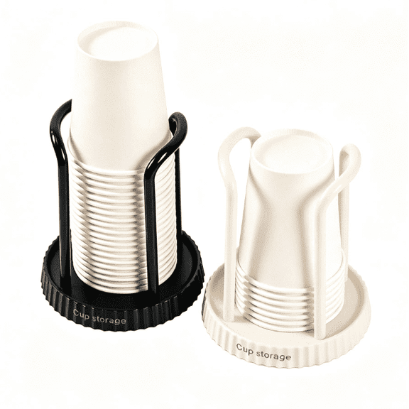 Cup Holder, 2 Pack Multifunctional Cup Storage Rack, Space-Saving for Coffee Tea Cups