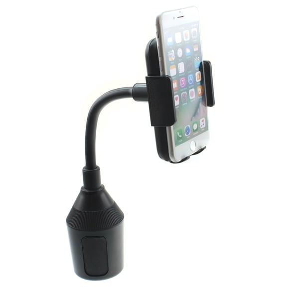 Cup Holder Car Mount for iPhone 16/Pro/Max/Plus - Swivel Cradle Dock Gooseneck Stand for iPhone 16/Pro/Max/Plus