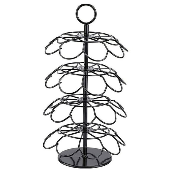 Cup Holder, Coffee Pod Carousel Spins 360-Degrees, Lazy Susan Platform, Modern Design, Home or Office Kitchen Counter Organizer