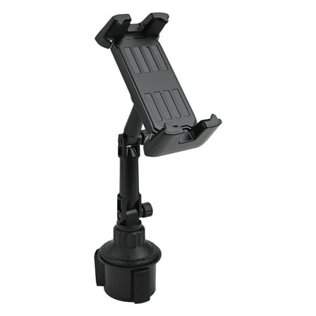 Cup Holder Compatible Smartphone Mount With Full 360 Degree Rotation Capability
