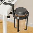 thumbnail image 1 of Cup Holder, Mountable Drink Caddy, Clamp-On Design, Frees Desk Space, for Tables and Counters, Home and Office Use, 1 of 6