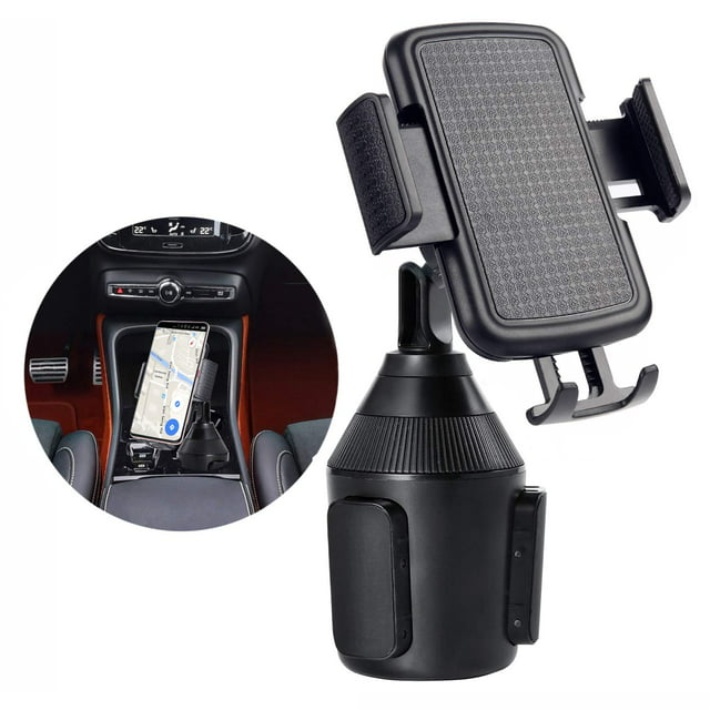 Cup Holder Phone Mount for Car Universal Adjustable Car Mount for iPhone 11 Pro Max/11 Pro/11/Xs/Max/X/XR/8/8/7/6 Plus,Note 10/Note 10+/Note 9/ S10+/ S10/ S9/ S9+/ S8