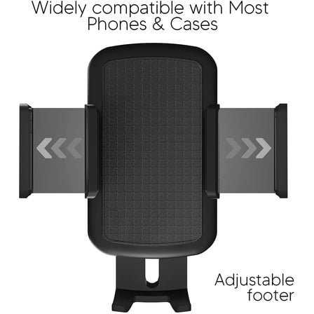 Cup Holder Phone Mount for Car, Upgraded Rotatable Phone Holder, Long Neck Adjustable Cell Phone Cradle for iPh-one/Sam-sung/No-te/Gala-xy & More, Black