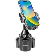 Cup Holder Phone Mount, TOPGO Cup Phone Holder for Car Secure & Stable Cup Holder Phone Holder Cell Phone Automobile Cradle for iPhone 14, Samsung and More Smart Phone -Black