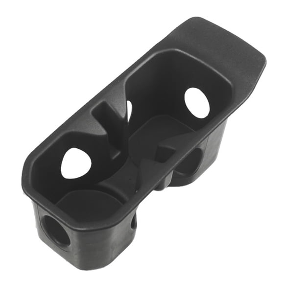 Cup Holder Tray Insert for 2018-2026 Console Cup Holder Area, Car Center Console Two-Cups Liner, TPE Removable Insert for Steadier Cups Support