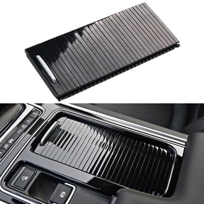 Cup Holder center Console Roller for JAGUAR XF XFL XE XEL F-PACE Direct Replacement T2H3071 C2D60258 Black Plastic Interior Trim Accessory-Plug-and-Play Easy Installation Enhanced Charging