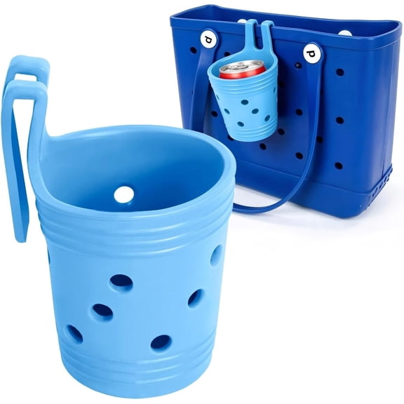 Cup Holder for Bogg Bag, Drink Holder Attachment for Beach Tote, Water Bottle Drinks Cans Holder for Bogg Bag Accessories