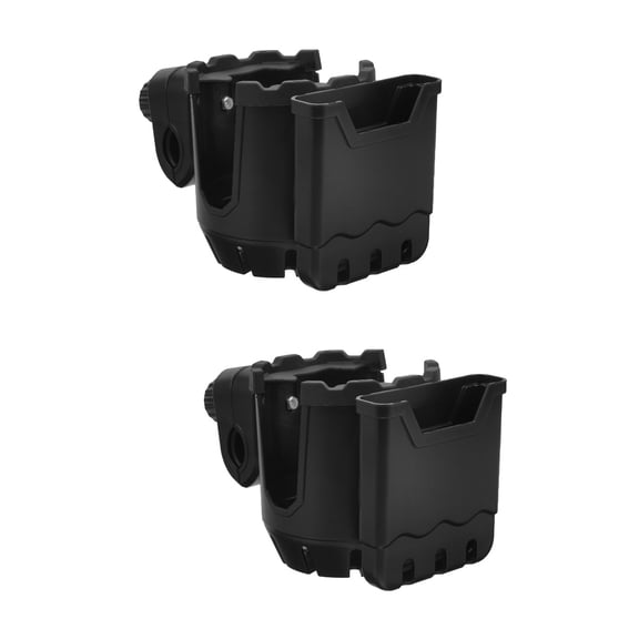 Cup Holder for Walker, 2pcs Cup Holder Attachment with Phone Holder, Wheelchair Accessories