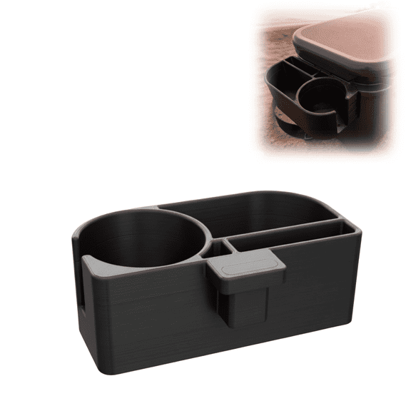 Cup Holder for YETI Roadie 15 & 24 Cooler, Clip-On Drink Holder Side Storage Attachment for Camping Picnic Outdoor Use