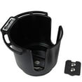 thumbnail image 1 of Cup Holder with Bulkhead & Gunnel Mount, Black, 1 of 1