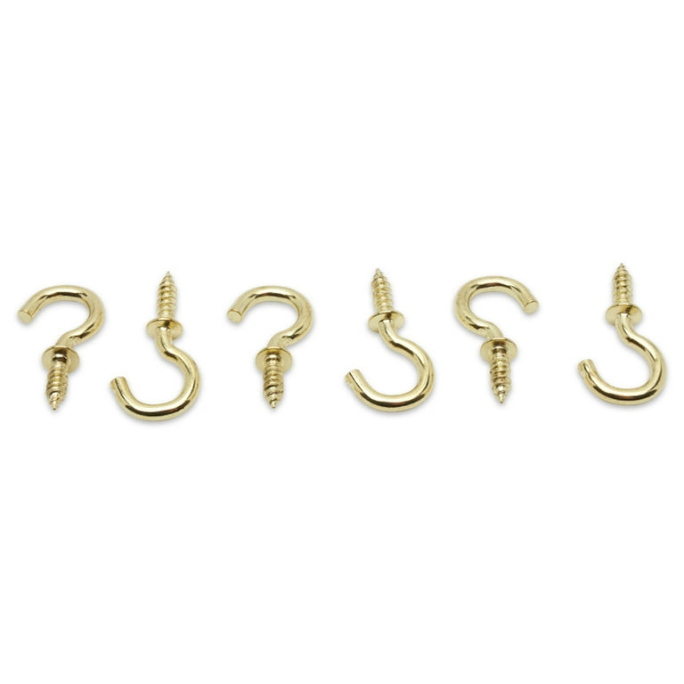 Cup Hooks Screw in 1/2 inch, Pack of 250 Mini Screw in Hooks for Hanging, by Woodpeckers