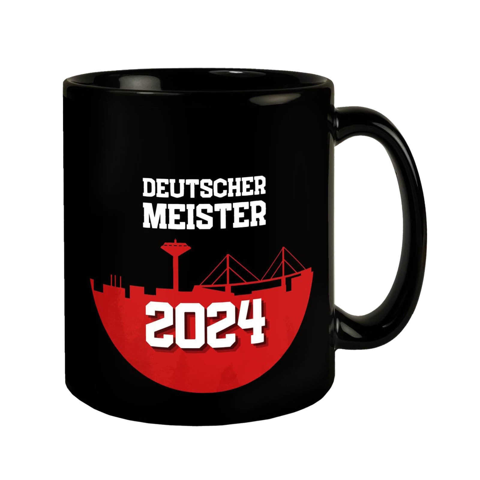 Cup In Black With Inscriptions On German 2024 Fan Items Fan Football