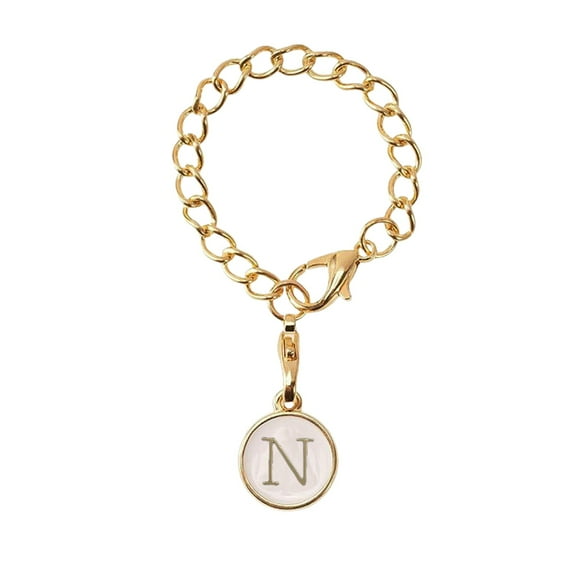 Cup Letter Charm Accessories - Circle Initial ID, Modern Design, Fits 20/30/40oz Tumblers, Thoughtful Valentine/Birthday Gift