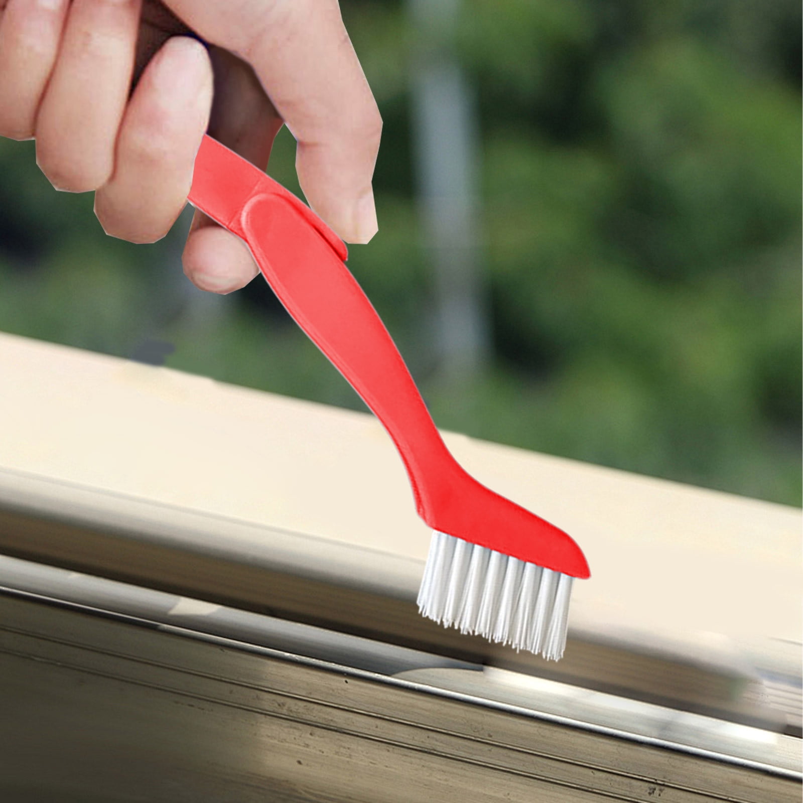 Cup Lid & Keyboard Crevice Brush, Multi Purpose, Plastic, Curly Brush ...