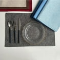 thumbnail image 1 of Cup Mat, Fabric Placemats Machine Washable Placemats Heat Resistant Placemats Wrinkle Free Dual Layer Kitchen Place Mats for Dining Table, 1 of 8