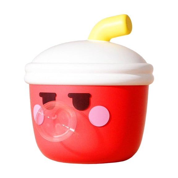 Cup Night Light, LED Desk Lamp with Bubble Blowing Effect, USB Rechargeable, Soft Warm Light, Squeeze Toy, Cute Decor, Portable Nightlight, Mood Lighting, Novelty Lamp