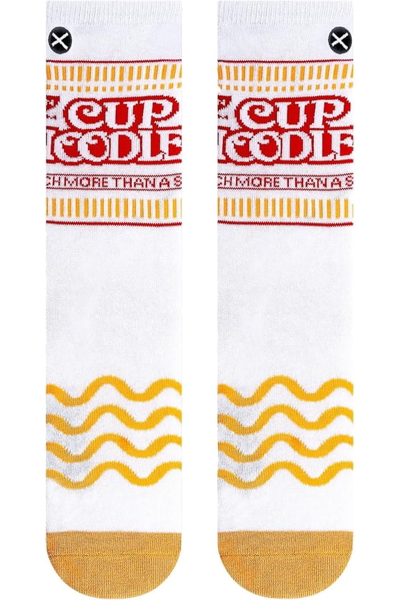 Cup Noodles Big Kids Crew Socks