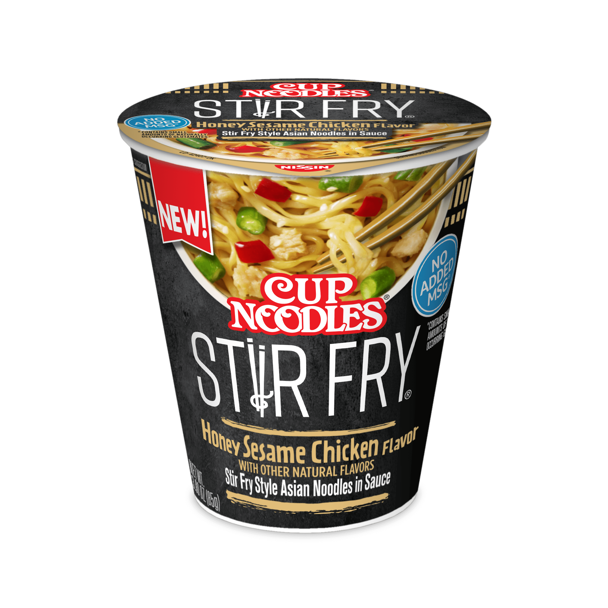 Nissin Foods Cup Noodles Stir Fry Ramen Noodles, Honey Sesame Chicken