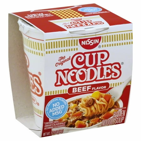Nissin Beef Cup Noodles (Pack of 32)