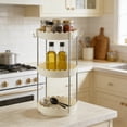 thumbnail image 1 of Cup Organizer Rack Kitchen Countertop Storage Shelf, 3 Tier Detachable Mug Holder Stand with Drain Tray, Plastic Cup Drying Rack for Coffee Pod Tea Set, Space Saving Vertical Kitchen Organizer, 1 of 6