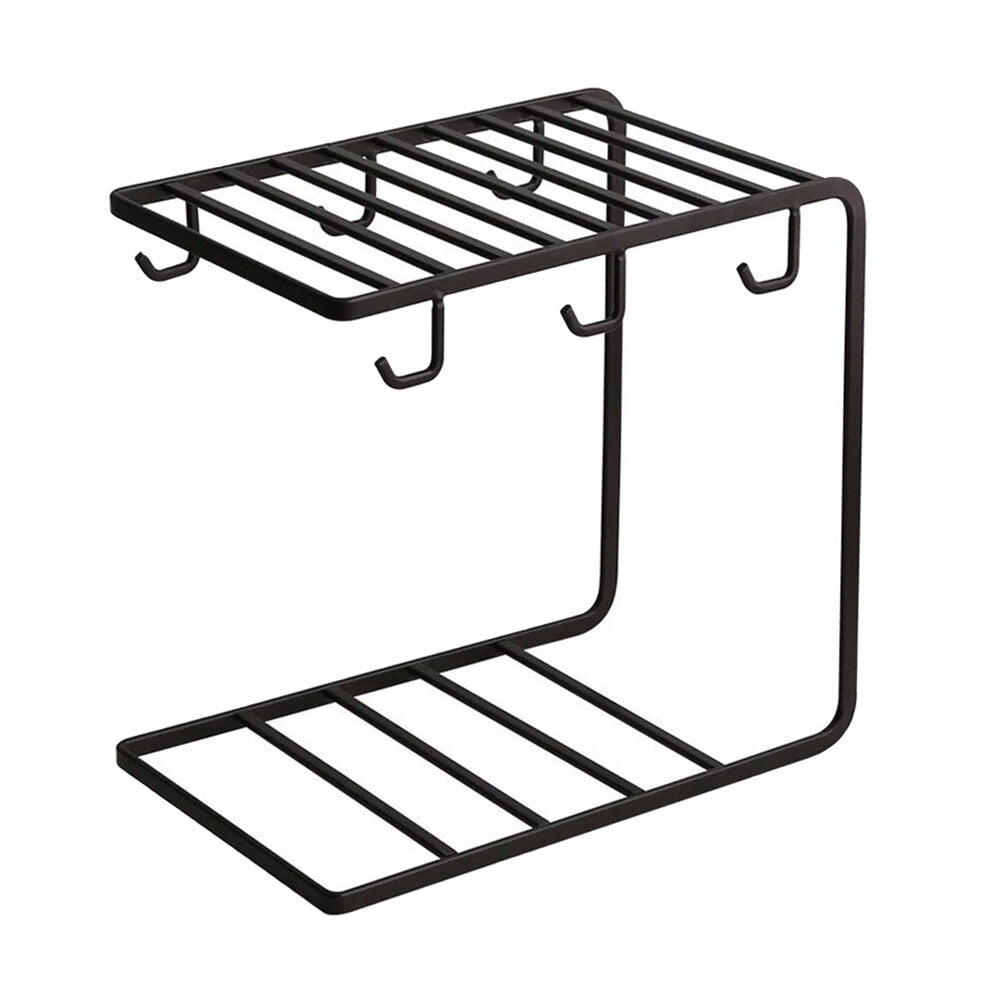 Cup Plate Organizer kitchen Counter Drying Shelf Organizer Mug Holder