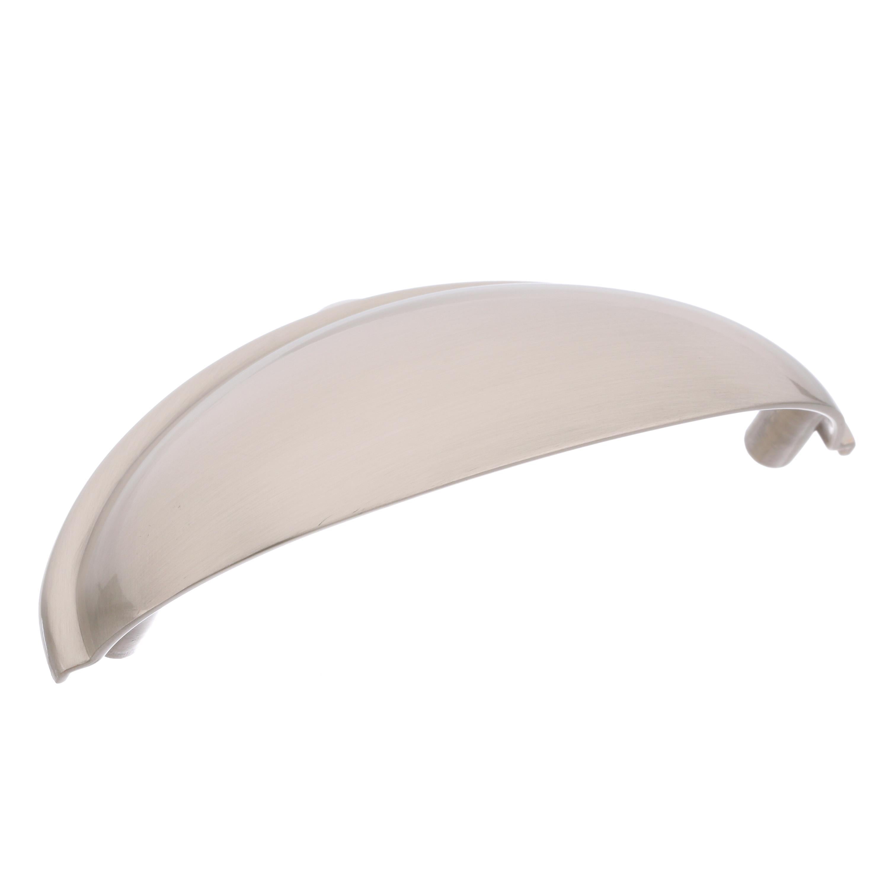 Cup Pulls Collection 3 in (76 mm) CentertoCenter Satin Nickel