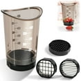 Cup Slicer, Dingrich Fruit Slicing Cup with Removable Blade, Stainless ...