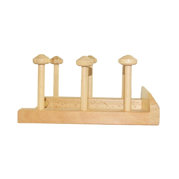 Cup Stand Mug Holder Desktop Storage Rack Wooden Material for Kitchen Cabinet Office Use