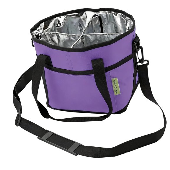 Cup Storage Holder With Front Pocket 4 Compartment Drink Carriers Bag
