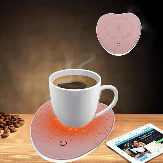 Cup Warmer under $5! CQCYD Coffee Mug Warmer, USB Cup Warmer with Auto Shut Off, Desk Beverage Warmer for Coffee Tea, Mug Warmer for Office and Home