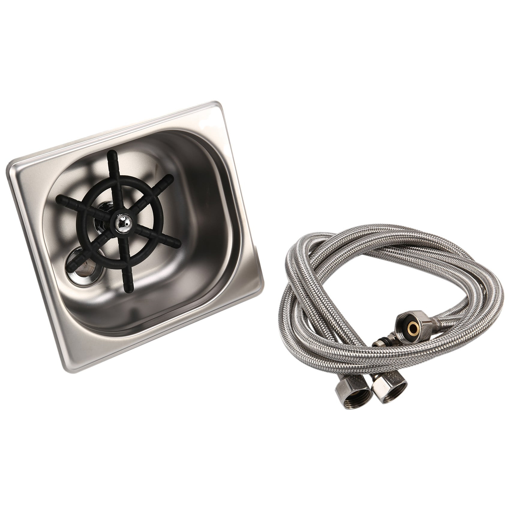 Washer Rinser Cup Washer,Stainless Steel Automatic Washer Glass Cleaning Rinser Bar ...