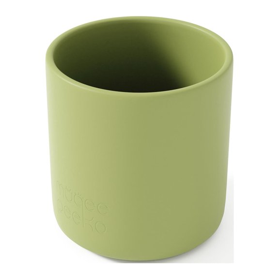 Cup for Toddlers by Muqee Peeko in Pea Pod Green Color gor Infants - FDA Approved Silicone