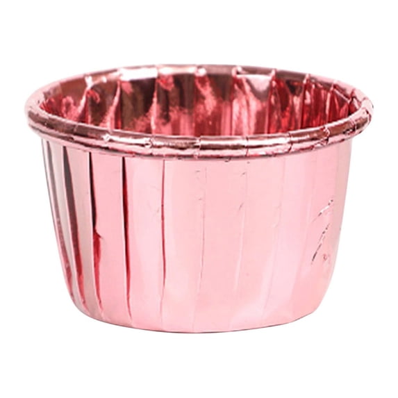 Cup holder Kitchen Gadgets 50Pcs Baking Cups Cupcake Liners Cake Cup Holder Aluminum Party Wedding