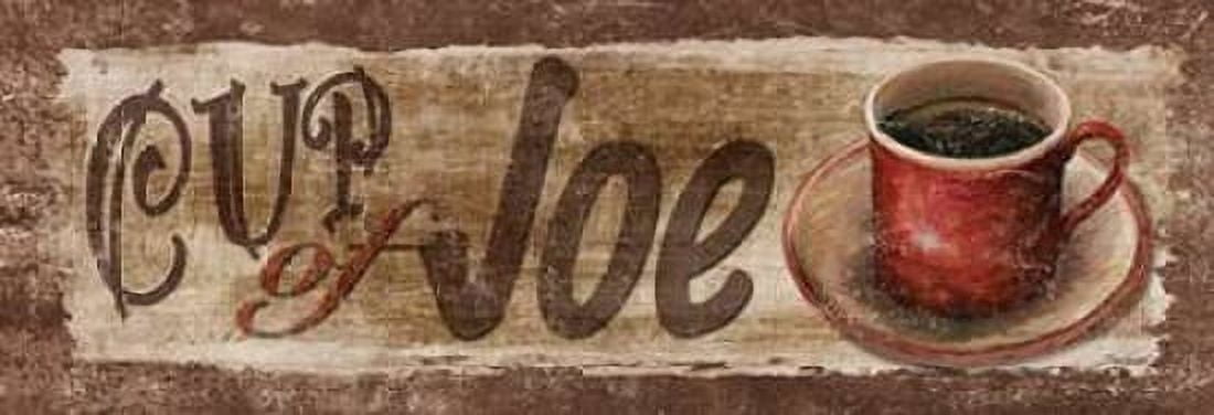 Cup of Joe Canvas Art - Todd Williams (8 x 24)