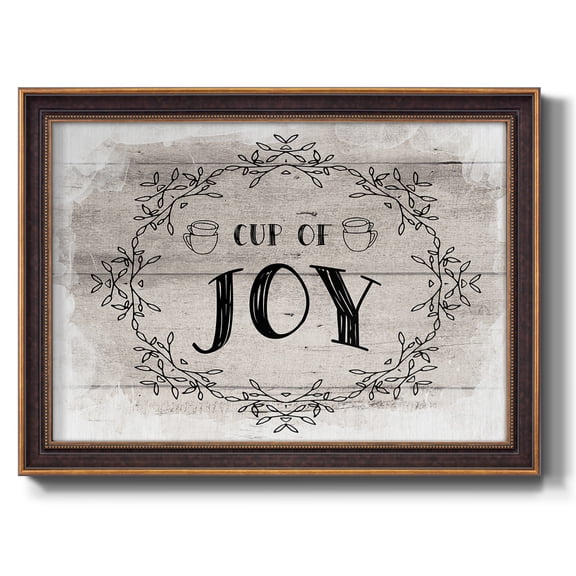 Cup of Joy Premium Framed Canvas- Ready to Hang