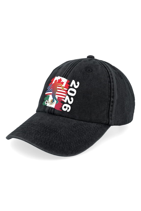 Cup26 Hats USA CAN MEX 2026 Host Country Soccer Football Supporters Cap