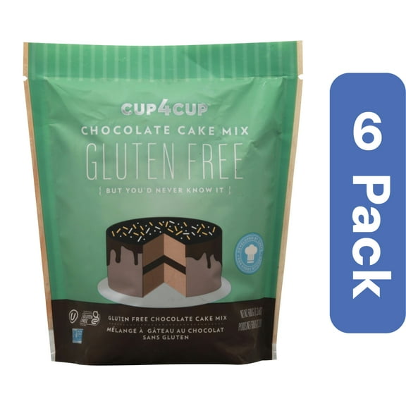 Cup4Cup Chocolate Cake Mix 16.5 oz (Pack of 6)