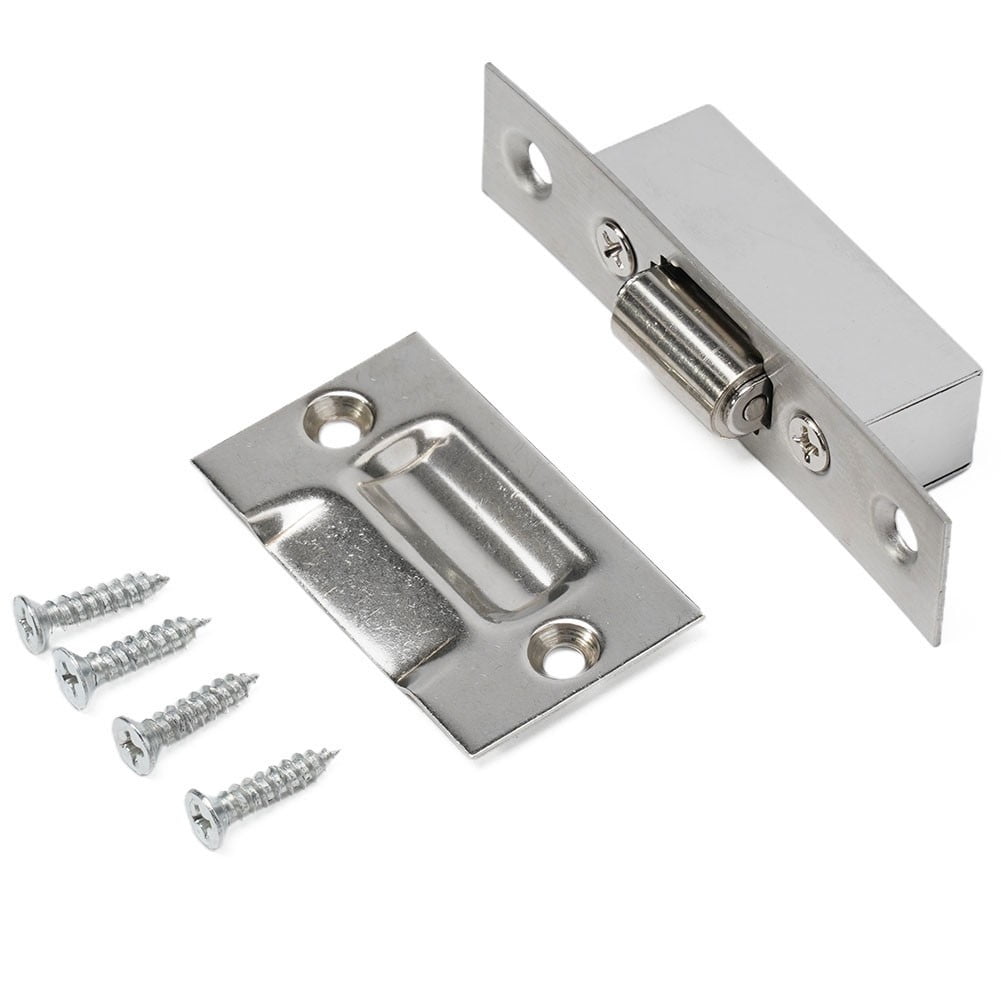 Stainless Steel Door Latches Cupboard Cabinet Roller Latch Lock Wooden ...