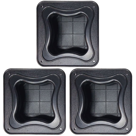 FENGGUIQU Black Plastic Speaker Cabinet Handles with Smooth Comfortable Grip for Easy Carrying and Replacement