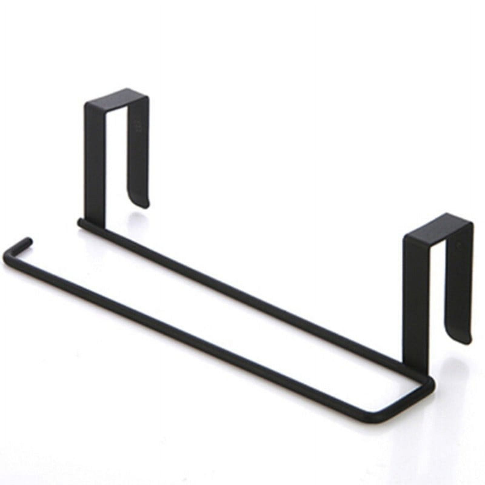 Cupboard Unit Shelf Kitchen Paper Towel Roll Holder Hanger Storage Rack Iron