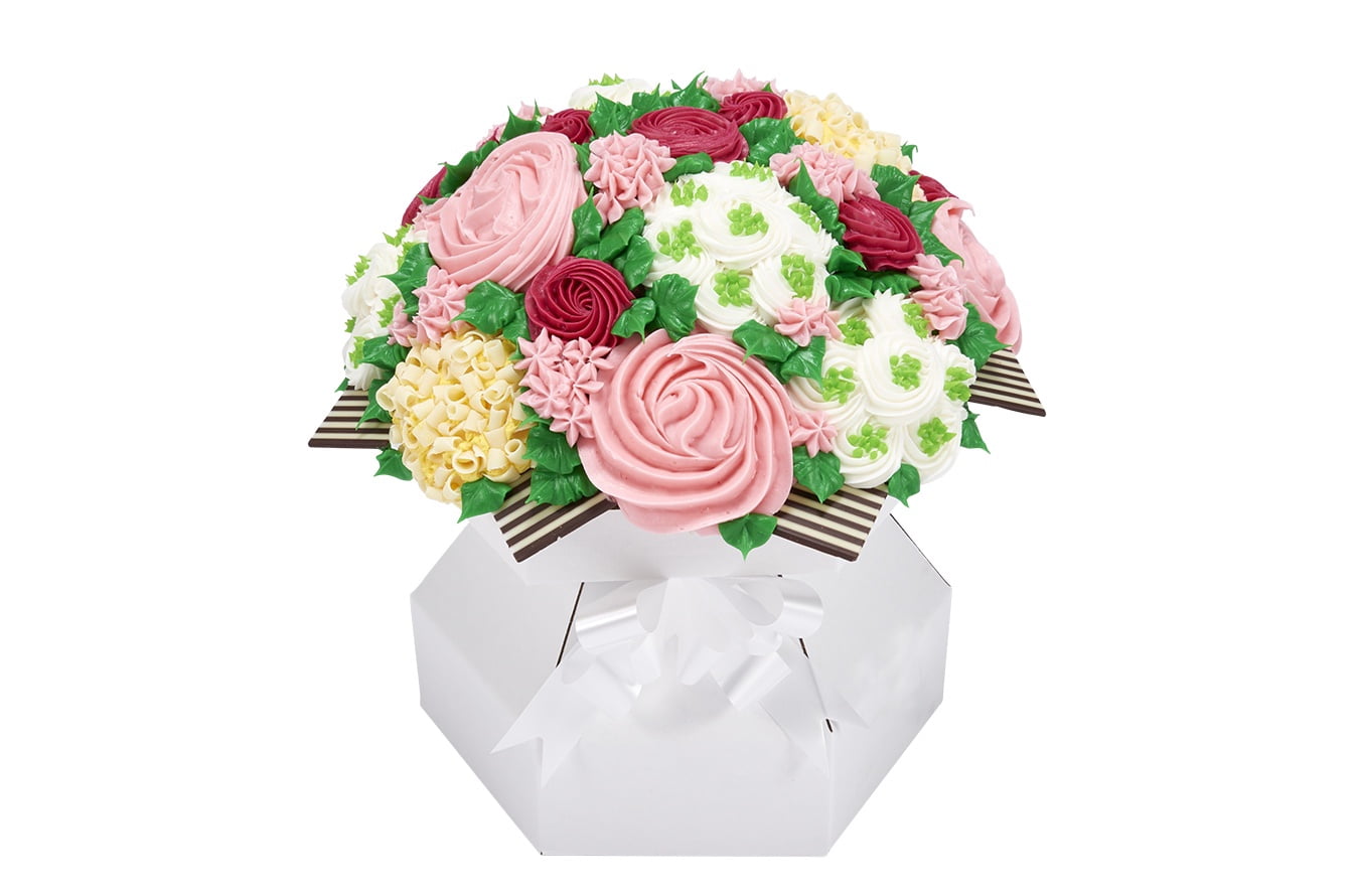 Cupcake Bouquets PINK WHITE