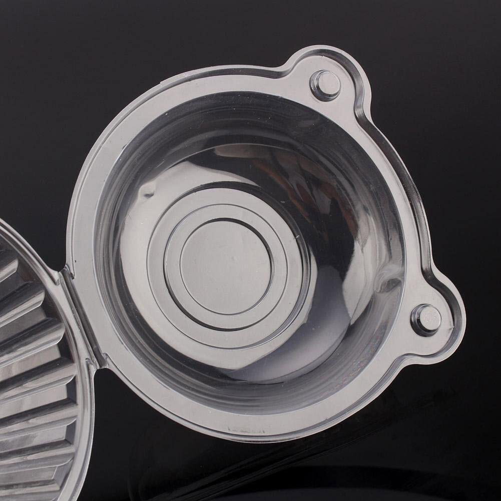 Cupcake Box,400pcs/Set Clear Plastic Cupcake Box Single Cake Case