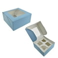 thumbnail image 1 of Cupcake Boxes, Light Blue, 6-1/4-Inch, 2-Count, 1 of 1