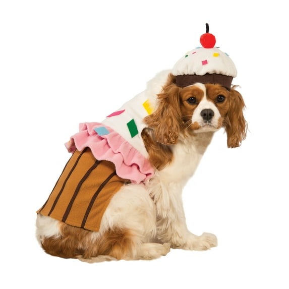 Cupcake Cake Pet Food Dessert Funny Dog Cat Halloween Costume-S
