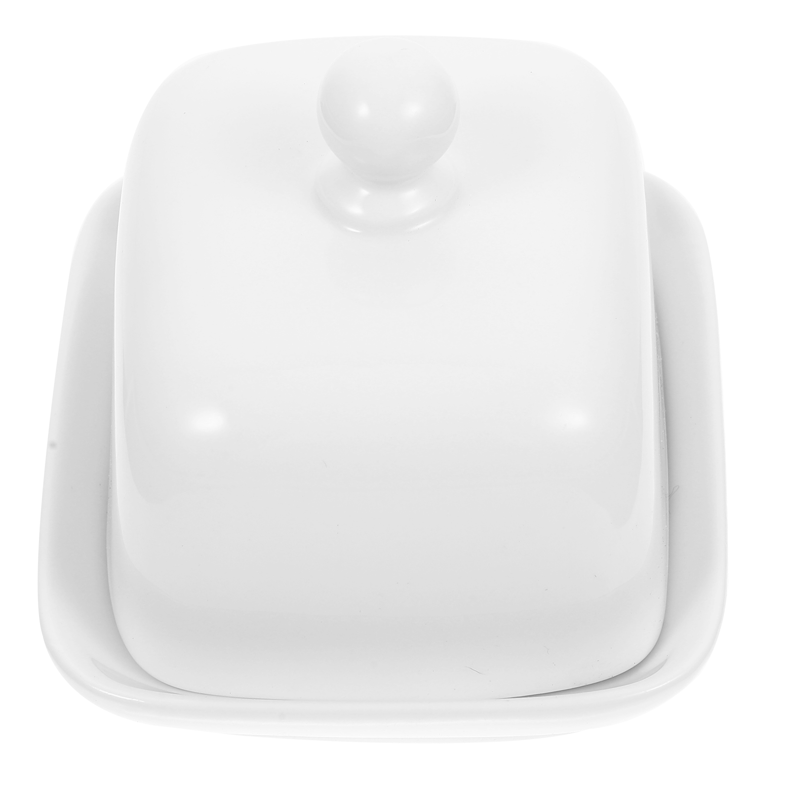 Cupcake Containers Ceramic Butter Dish with Lid Cheese Tray Dish