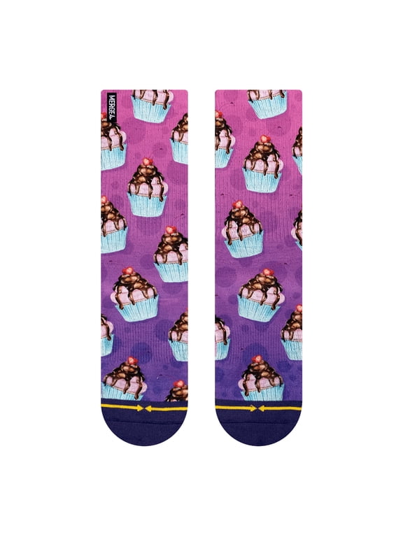 Cupcake Crew Socks With Art By Hanna Minck