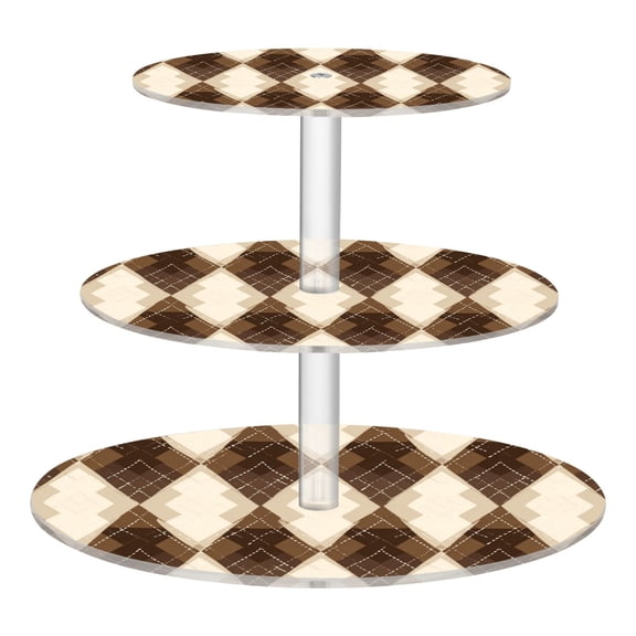 Cupcake Dessert Display Holder Tower Decorations For Party Wedding Birthday Anniversary Brown