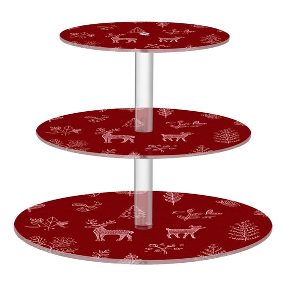 Cupcake Dessert Display Holder Tower Decorations For Party Wedding Birthday Anniversary Christmas Icon