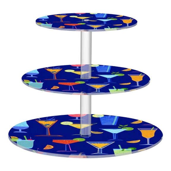 Cupcake Dessert Display Holder Tower Decorations For Party Wedding Birthday Anniversary Cocktail Icons