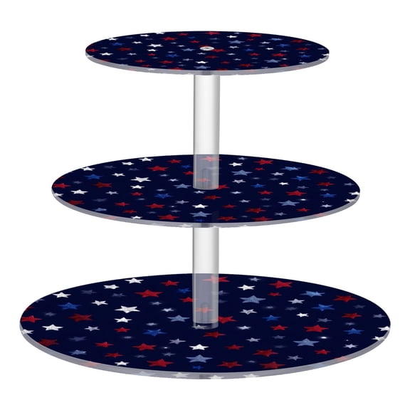 Cupcake Dessert Display Holder Tower Decorations For Party Wedding Birthday Anniversary Dark Sky-blue Background